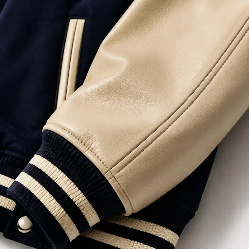 Leather Sleeve Detail