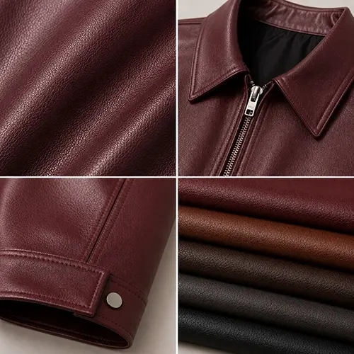 Leather surface grain, color and finish consistency
