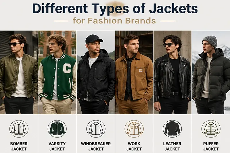 Different Types of Jackets for Fashion Brands