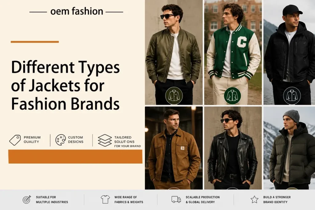 Different Types of Jackets for Fashion Brands