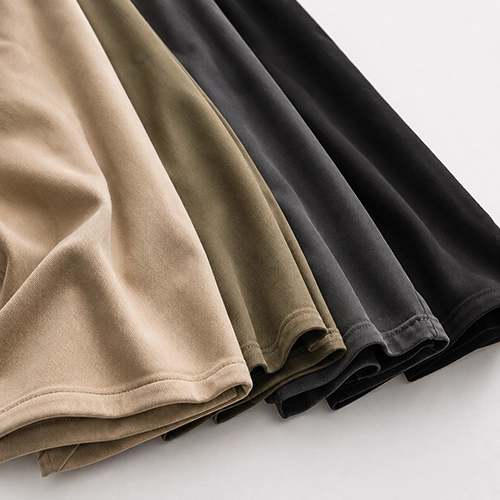 Casual pants fabric drape