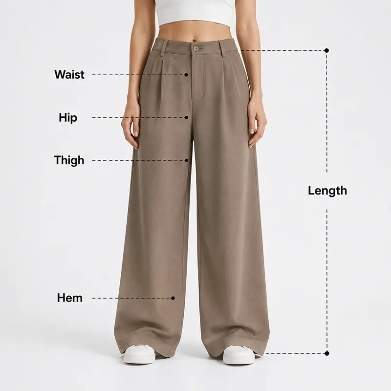 Wide-leg pants fit and proportion guide