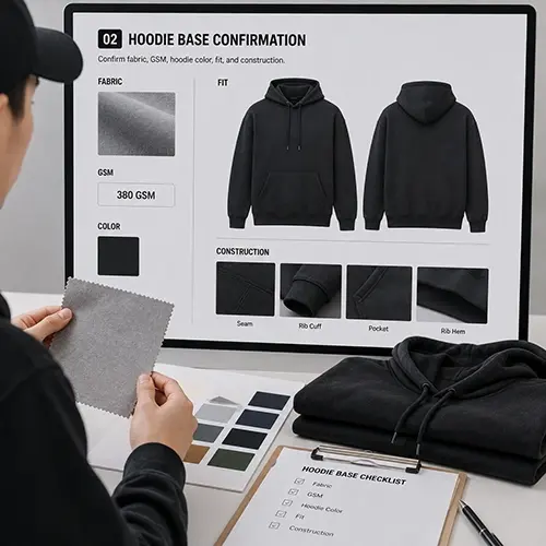 Halloween hoodie base confirmation