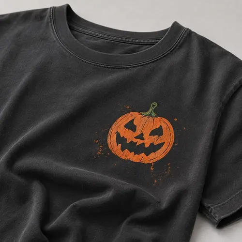 Halloween T-shirt base confirmation