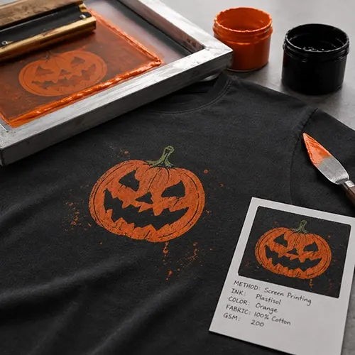 Halloween T-shirt print test