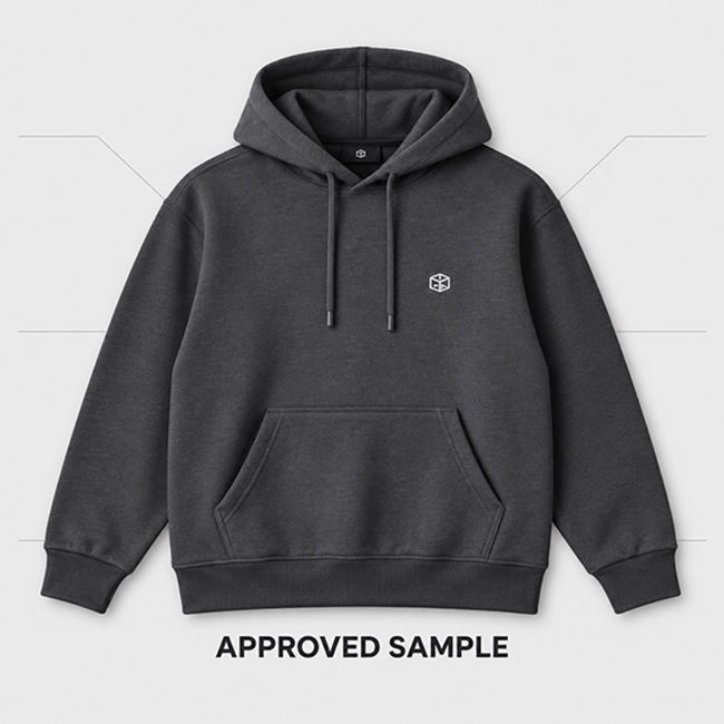 Approved sample used as the bulk production standard