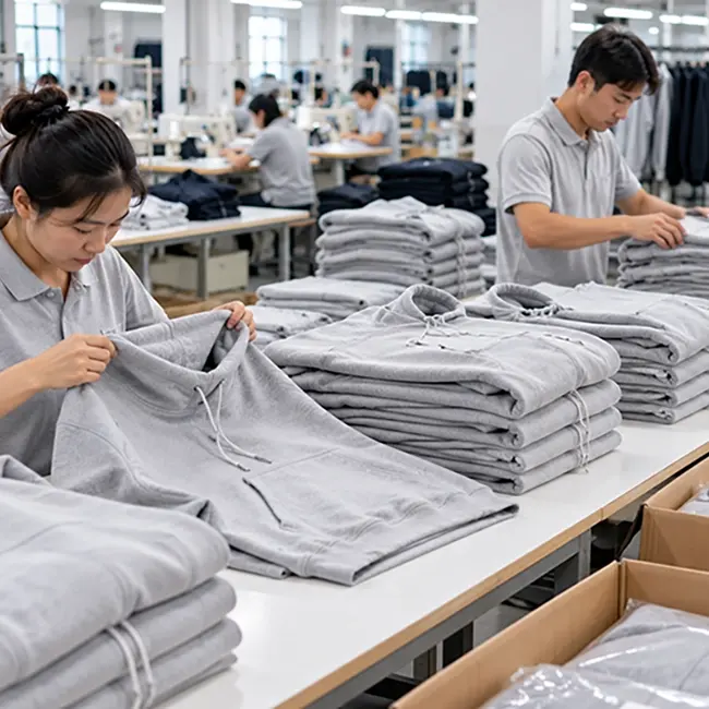 Bulk gym hoodie production