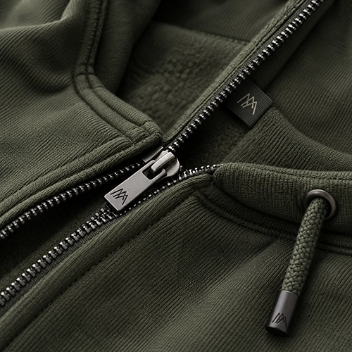 Custom tracksuit branding detail