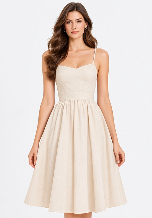 Dress fit development from neckline to hem