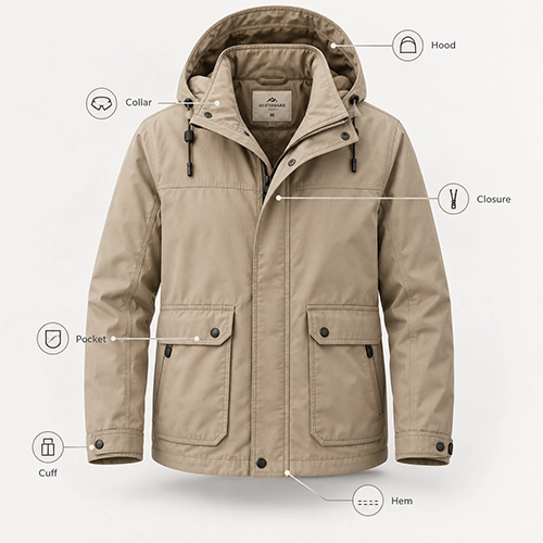 Jacket construction specification options
