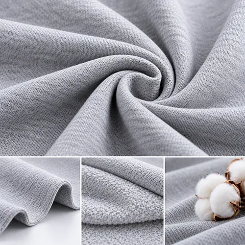 Cotton blend fabric for gym hoodies