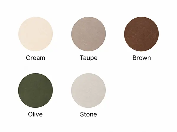 Earth tone colors for plain hoodies