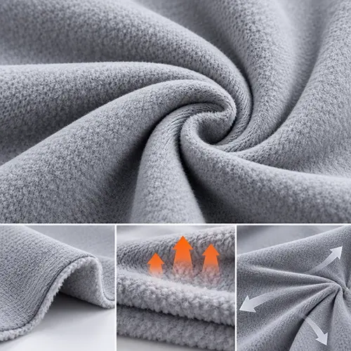 Performance fleece fabric for gym hoodies