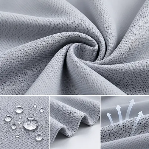 Polyester blend fabric for gym hoodies