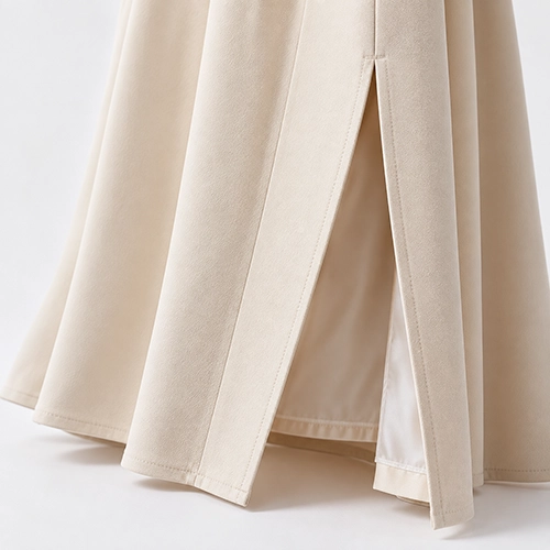 Custom dress slit construction