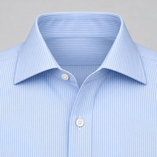Custom spread collar shirt