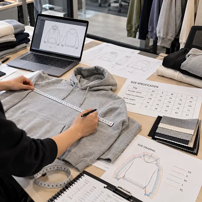 Custom clothing fit and size development