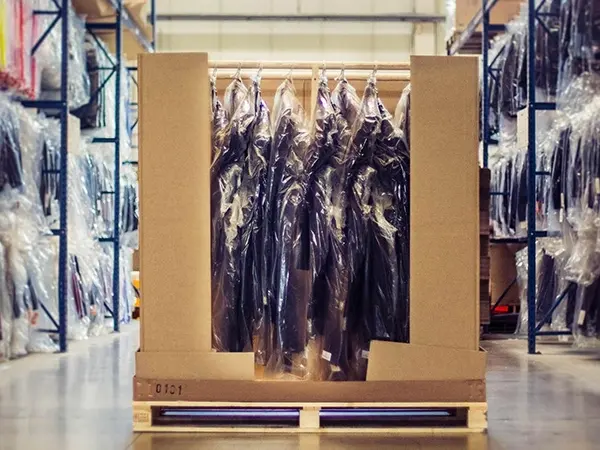 Global shipping for finished clothing orders