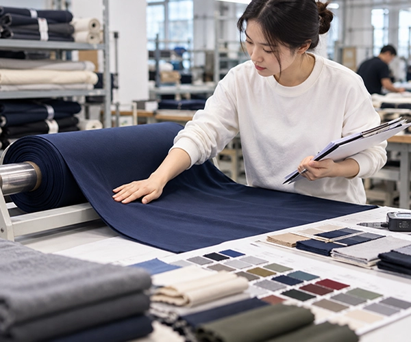 Fabric and material inspection before garment production