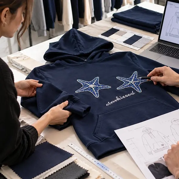 Custom garment sample approval