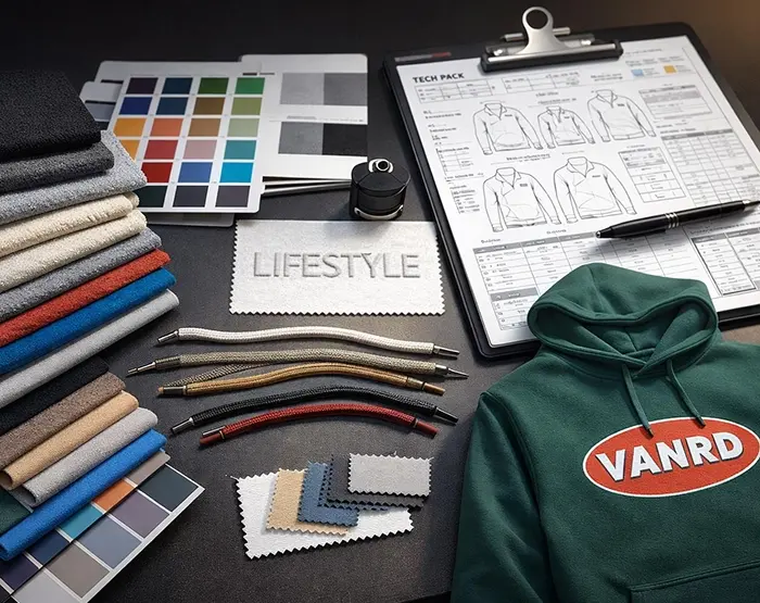 Start your custom clothing manufacturing project